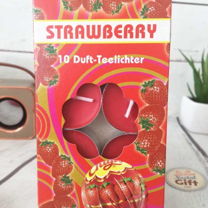 Chupa Chups - bougies parfumées x 10 - fraise