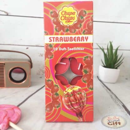 Chupa Chups - bougies parfumées x 10 - fraise – Image 2