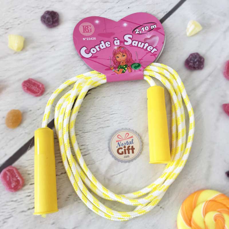 Corde à sauter pour enfants, corde à sauter en 2 pièces avec