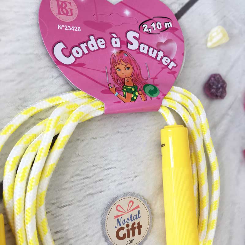 Corde a sauter jouet tradition pour jouer jeu récréation 2 mètres