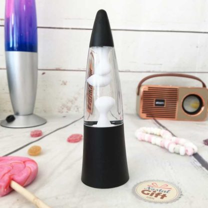 Mini lampe multicolore à bulles 15cm (noir)