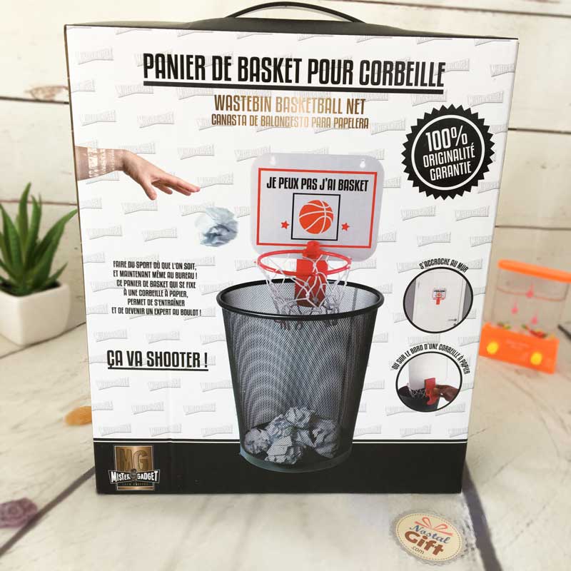 Gadget bureau : Panier de basket pour poubelle - 7,92 €