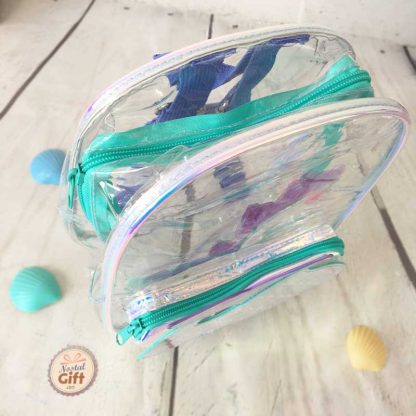 Sac à dos transparent sirène – Image 3