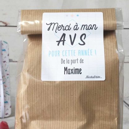 Sachet Bonbon des années 80  personnalisé - Cadeau AVS