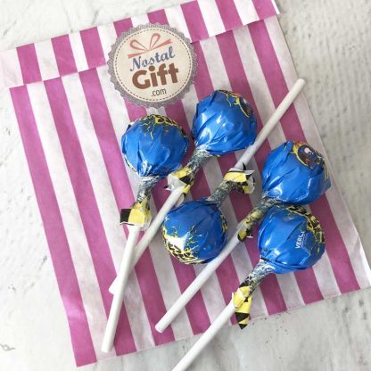 Sucettes Têtes brûlées arôme framboise x 5