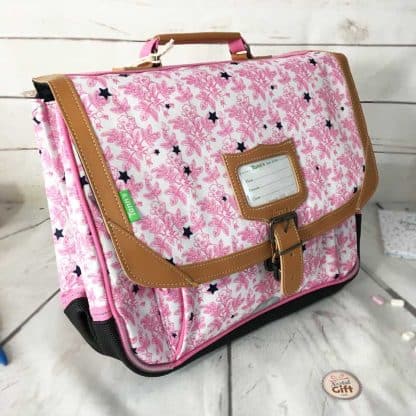 Cartable Fantaisie rose Camélia 38 cm idéal pour les CP/CE1 - Tann's – Image 2