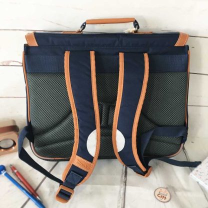 Cartable Bleu marine Camille 38 cm idéal pour les CP/CE1 - Tann's – Image 2