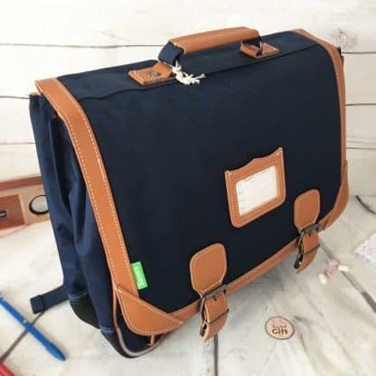 Cartable Bleu marine Camille 41 cm à partir du CE2 - Tann's – Image 2