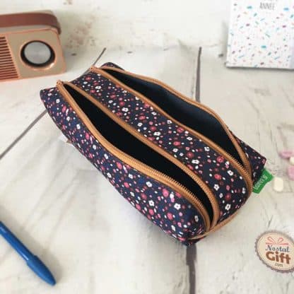 Trousse Emma fleurie 2 compartiments - Tann's – Image 4