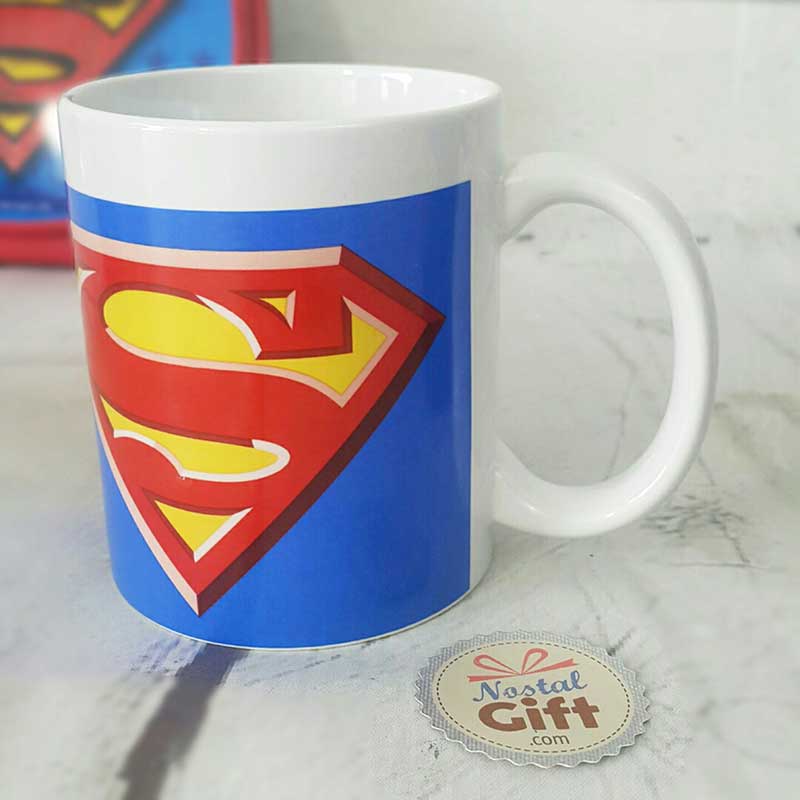 Mug Superman - bleu ciel