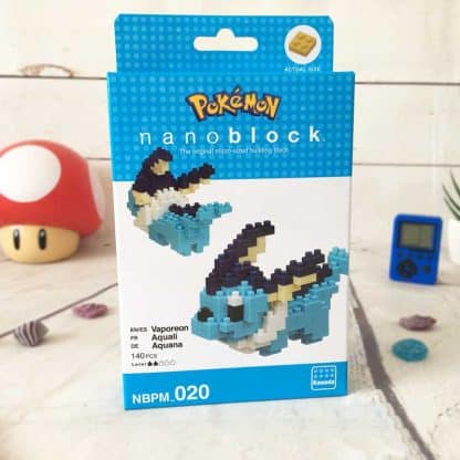 Nanoblock - Aquali - Pokémon - Figurine mini à monter