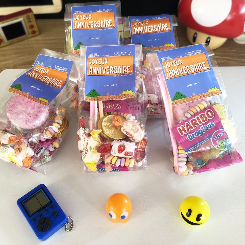 Sachet de bonbons anniversaire Haribo - Jeu vidéo - Gaming