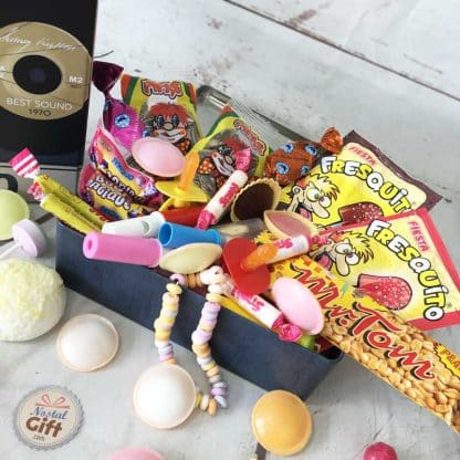 Coffret bonbons des années 70 - Boîte en métal rétro 70 – Image 2
