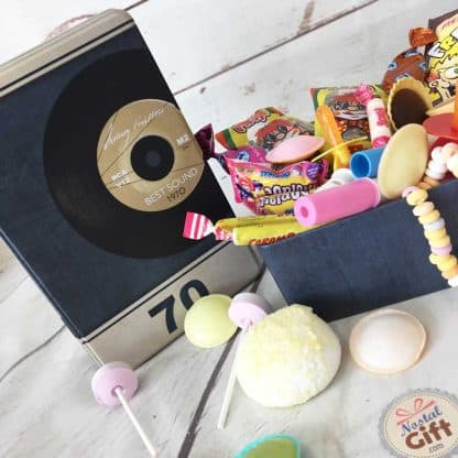 Coffret bonbons des années 70 - Boîte en métal rétro 70 – Image 4