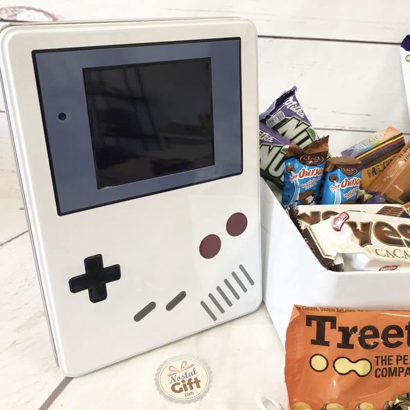 Coffret Bonbons Rétro dans une Boîte Métallique Game Boy