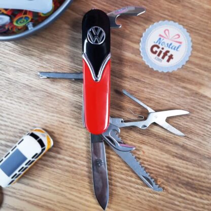 Couteau de poche en métal Volkswagen avec 10 fonctions