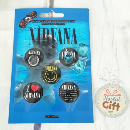 Nirvana Nevermind- Set de 5 badges