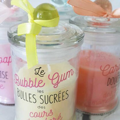 Bougie Parfumée Bonbonnière - Senteur Bubble Gum