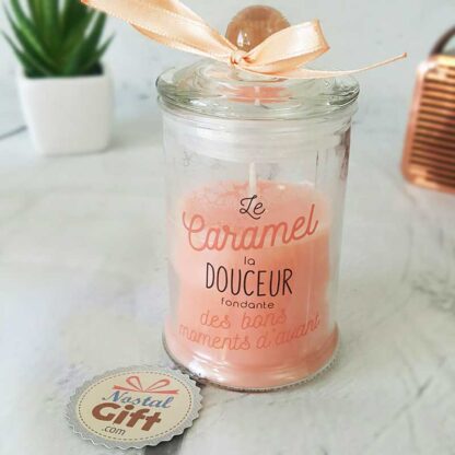 Bougie Parfumée Bonbonnière - Senteur Caramel