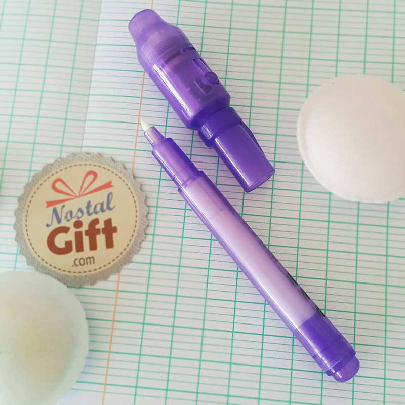 Lot de 7 stylos à lumière UV avec stylo à encre invisible pour enfants avec  lumière UV intégrée et marquage de sécurité. Spécification : 7 pièces. 