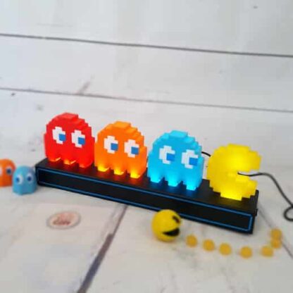 Lampe colorée Pac-Man et Fantômes