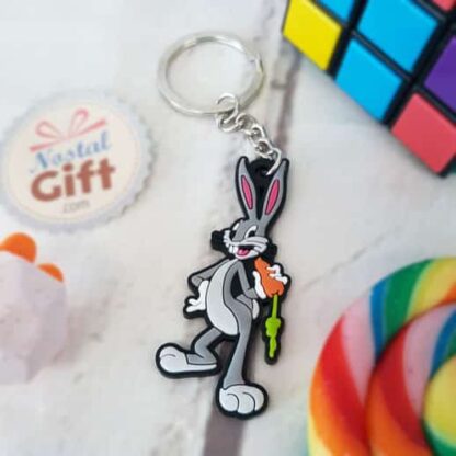 Porte clé Looney Tunes - Bugs Bunny Personnage 3D