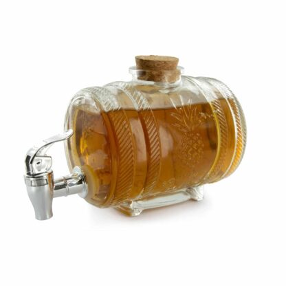 Tonneau à whisky en verre(1 litre) – Image 2