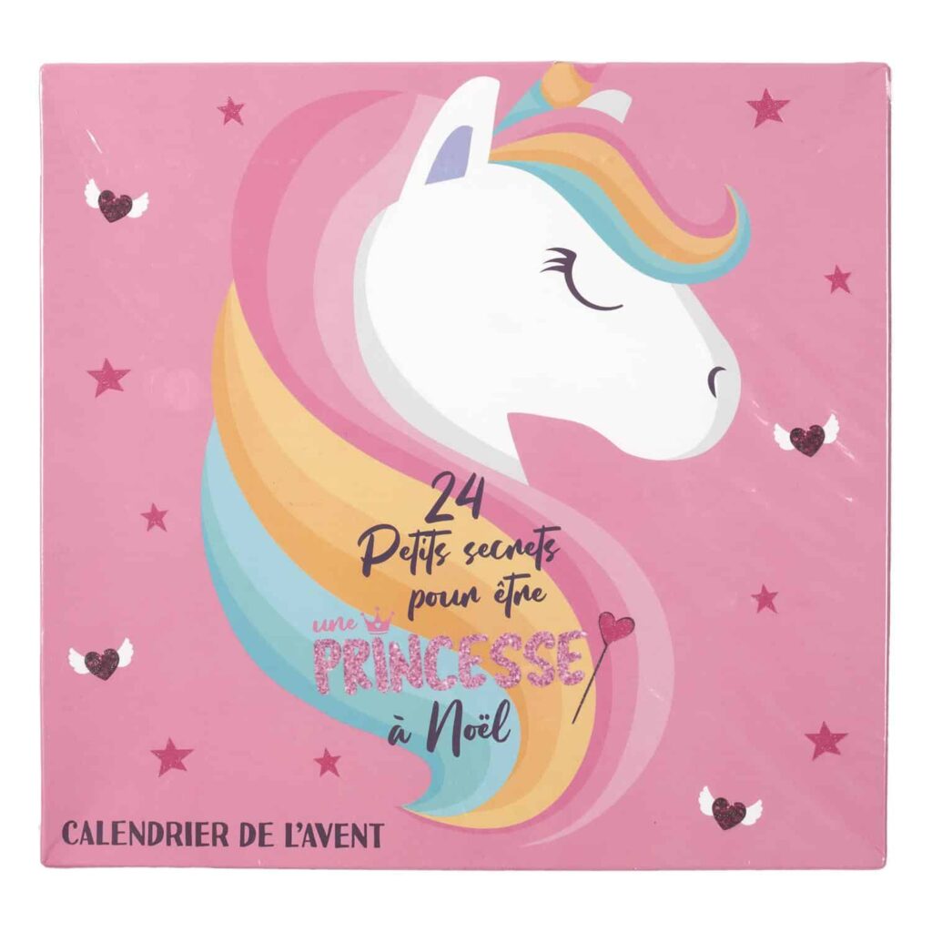 Calendrier de l'Avent Beauty Filles 2024 - Unicorn - 24 surprises - Maquillage Enfants