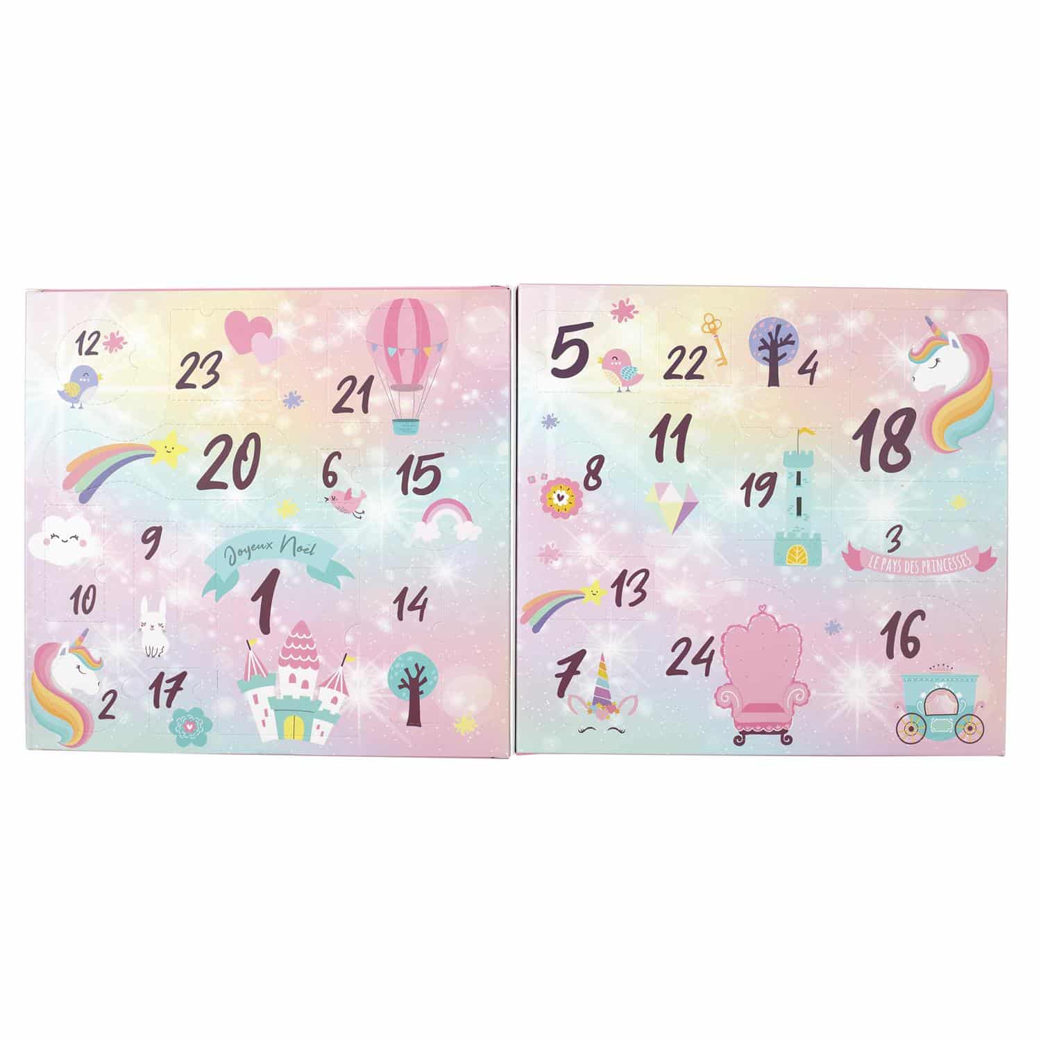 Calendrier de l'avent pour enfant - Licorne