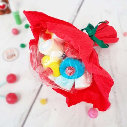 Petit bouquet de bonbons - Rose (100g)