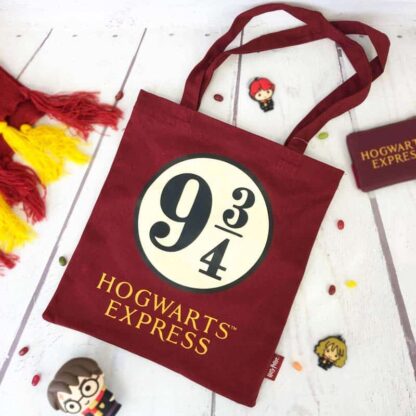 Harry Potter - Tote bag 9 3/4 Hogwarts Express bordeaux