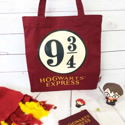 Harry Potter - Tote bag 9 3/4 Hogwarts Express bordeaux