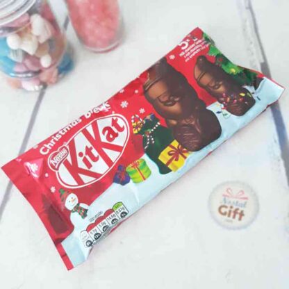 Anti-gaspi: Père Noel au chocolat à croquer Kit Kat x5 – Image 2