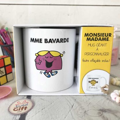 Monsieur Madame - Mug géant Mme Bavarde