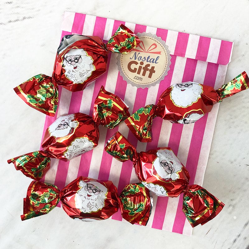 Papillotes - Bonbons de Noël Stock Photo
