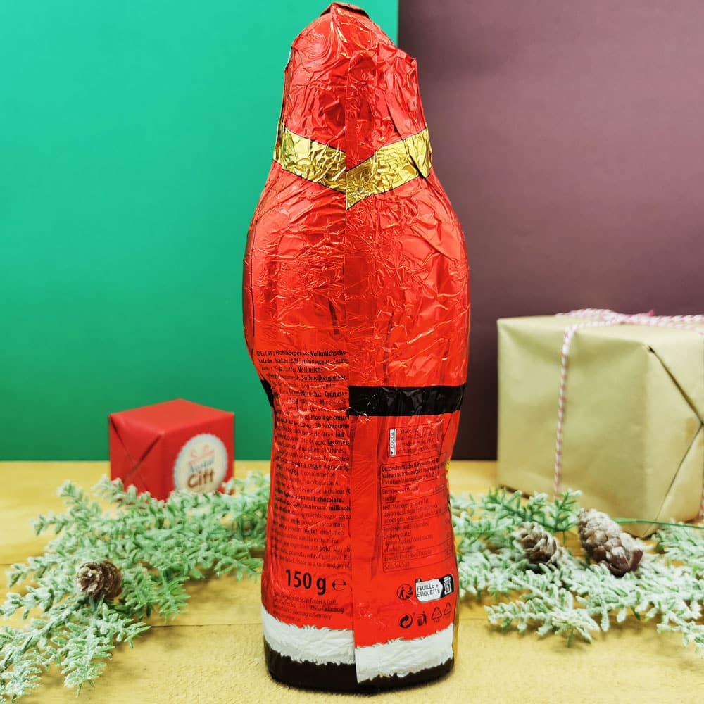 FRUTITOSCOM Père Noël Santa Claus Papa Noel avec 1000g de chocolat au lait