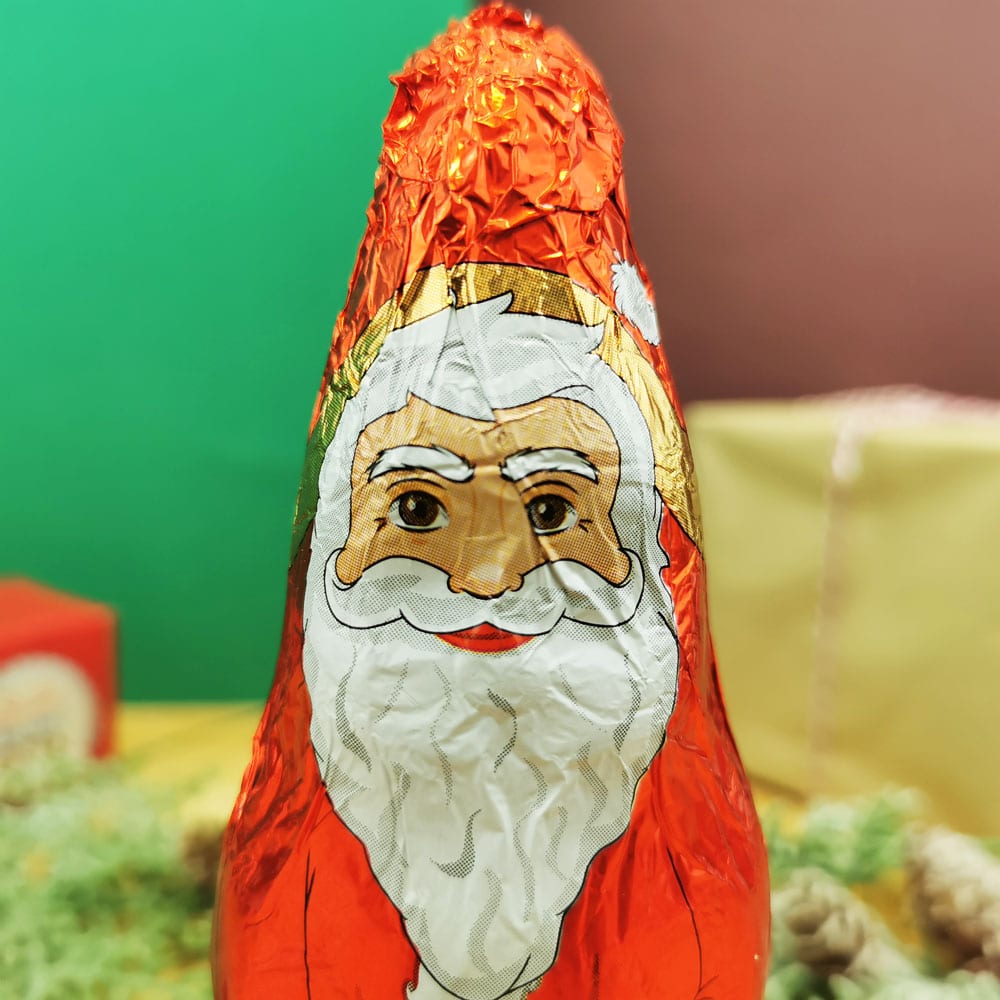 Sachet de figurines de Noël en chocolat sans sucre ajouté 120 g - B