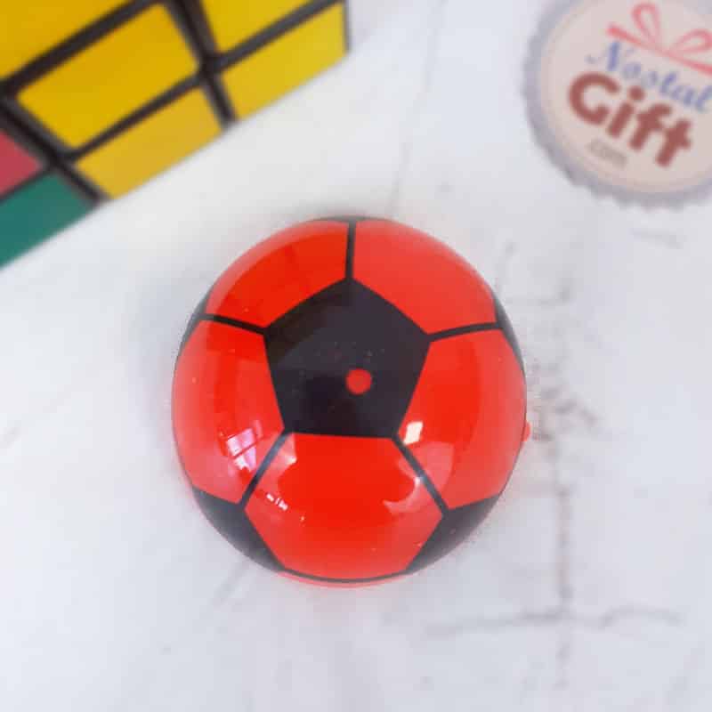 Puce sauteuse à motifs - Orange, ballon de foot