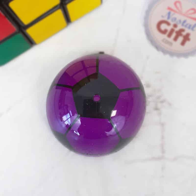 Puce sauteuse à motifs - Violet, ballon de foot