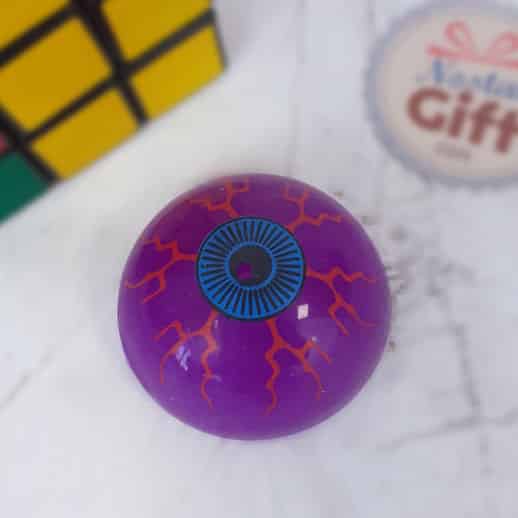 Puce sauteuse à motifs - Violet, Oeil