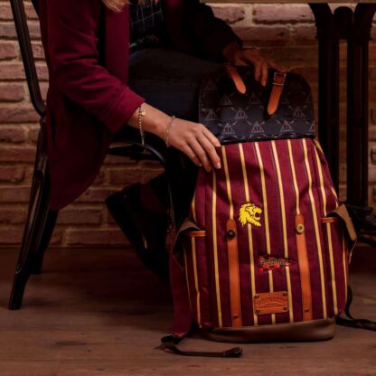 Harry Potter - Grand Sac à Dos de Voyage Gryffondor rayé  (42 cm)