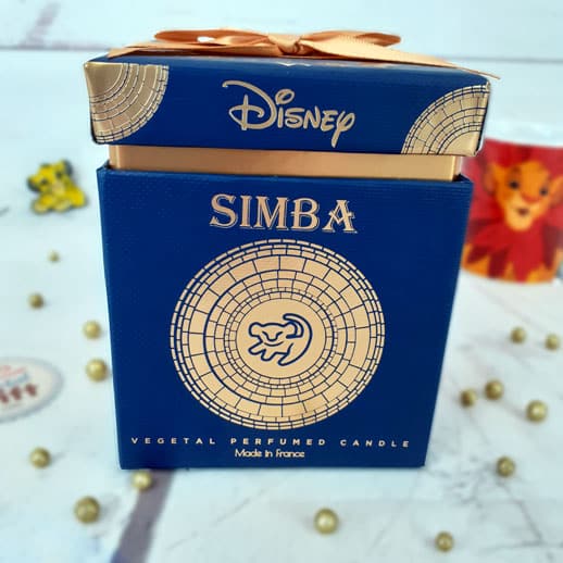 Bougie Simba et son coffret cadeau - Cadeau Simba Disney