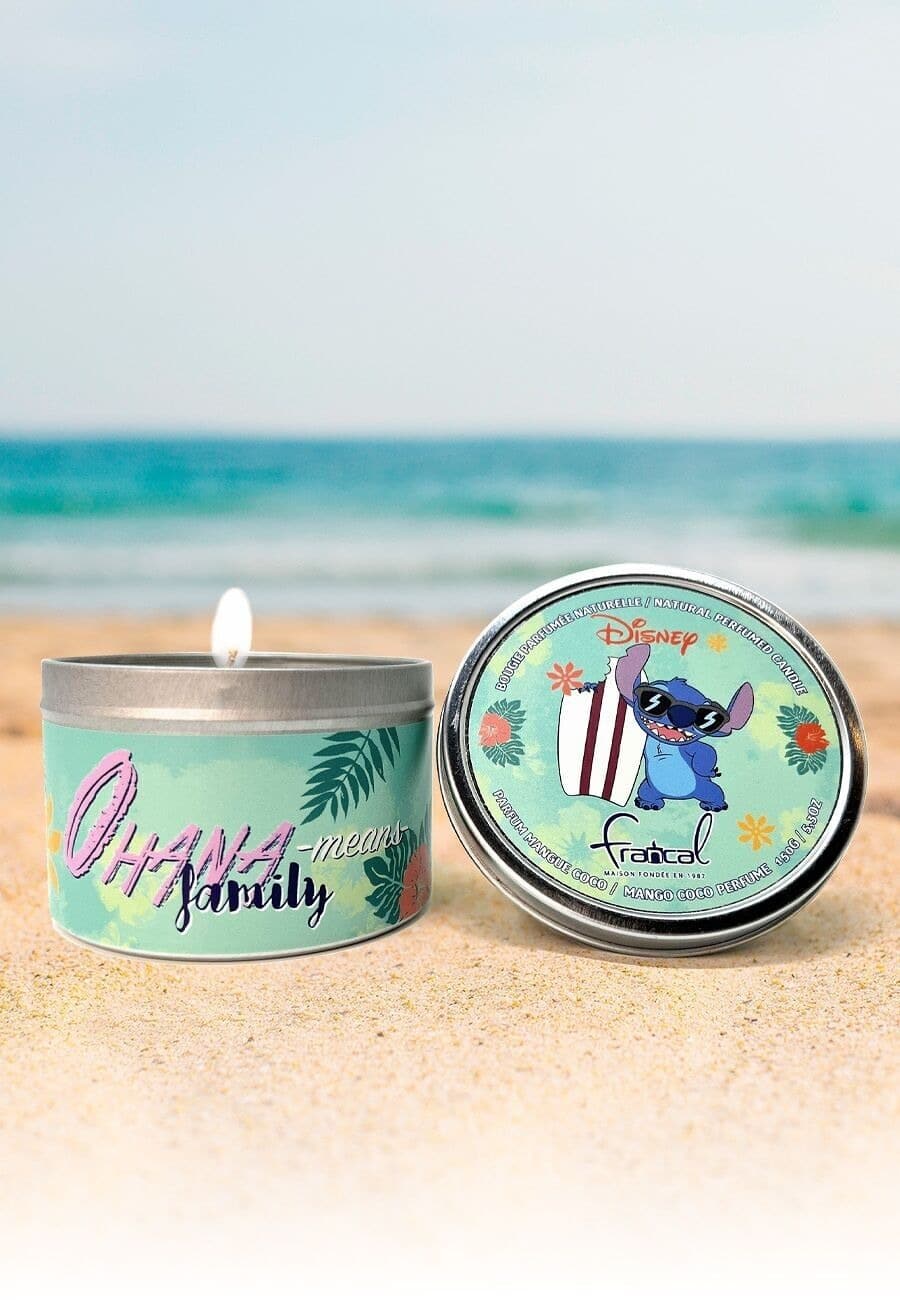 Disney - Bougie Stitch en métal parfumée - Cadeau Stitch - Parfum