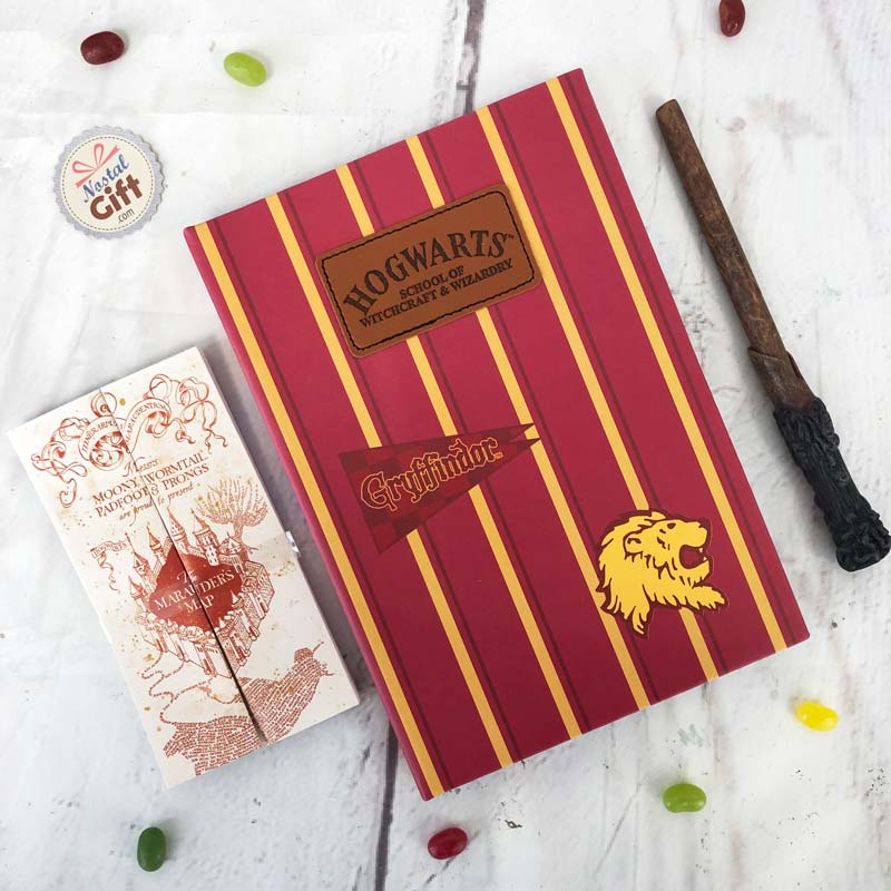 Cahier Carte du Maraudeur Harry Potter A5 avec fermeture