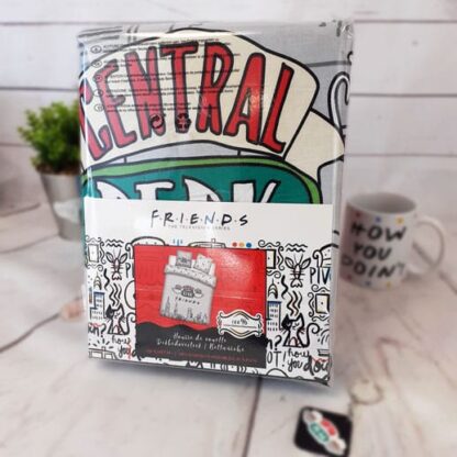 Friends - Parure de lit - 2 personnes - Central Perk (240 x 220 cm)