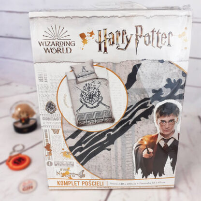 Harry Potter - Parure / Housse de lit bordeaux en coton 1 à 2 personnes (140 x 200 cm)