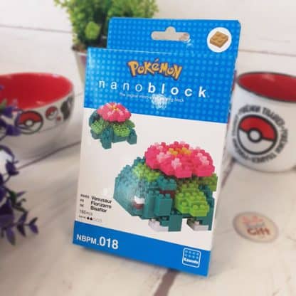 Nanoblock - Florizarre - Pokémon - Figurine mini à monter