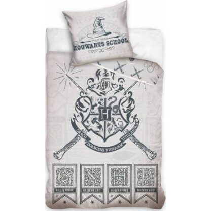 Harry Potter - Parure / Housse de lit en coton  1 à 2 personnes (140 x 200 cm)