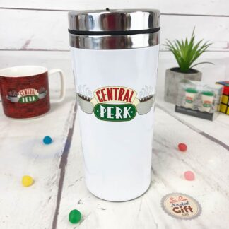 Mug de transport Friends - Central Perk blanc
