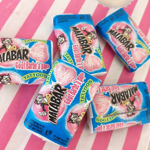 Chewing-gum Malabar Barbe à Papa x 5